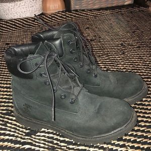 Black Timberlands Size 8.5